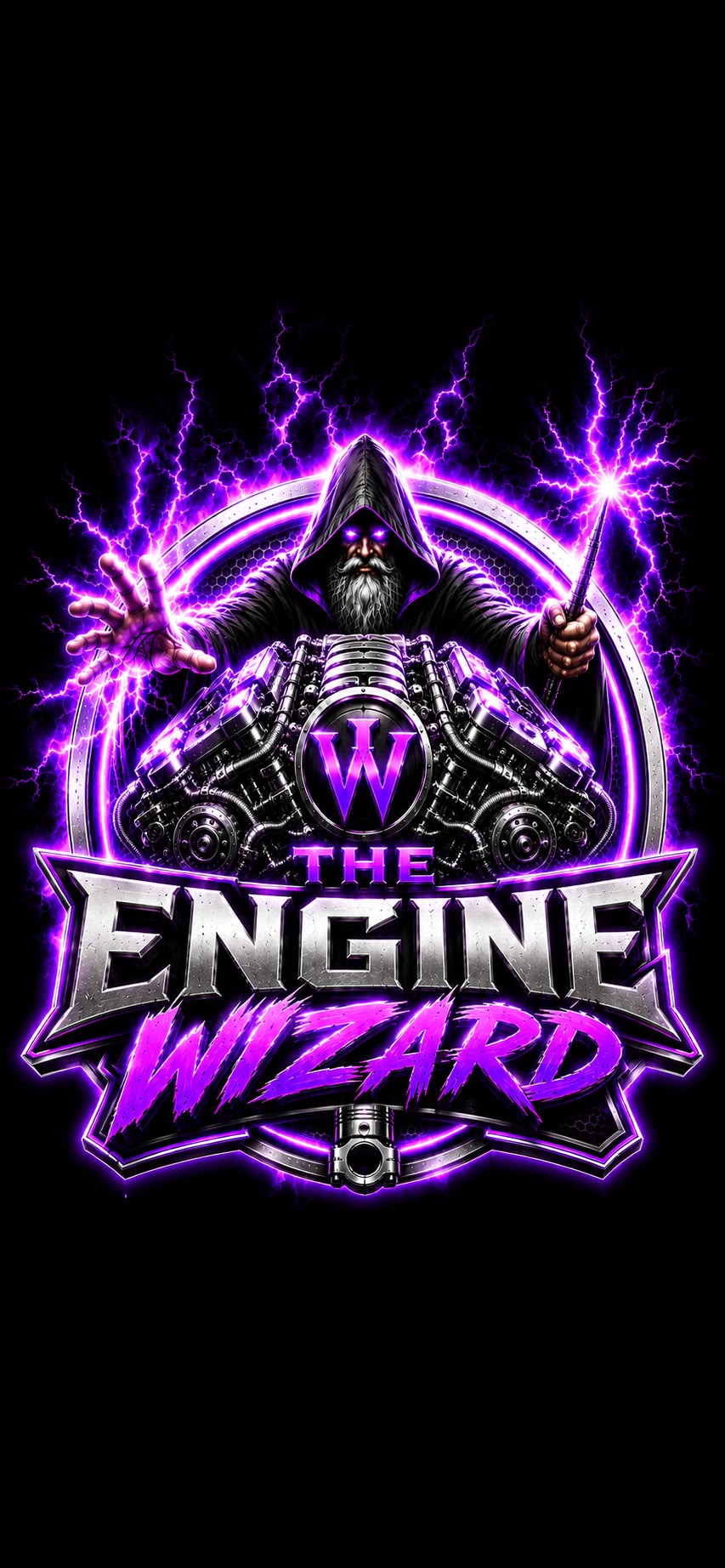The Engine Wizard logo